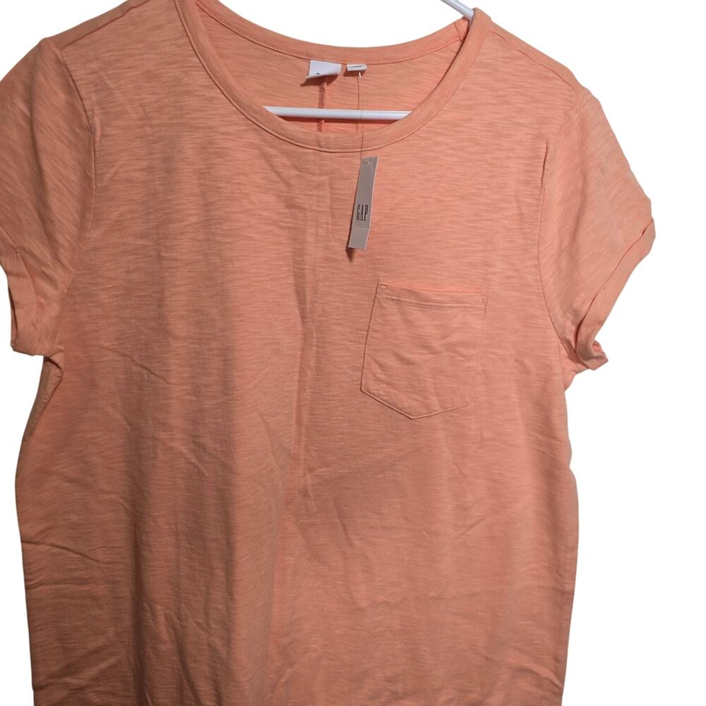 Gap Pocket T-shirt Dress Belle Pink Size Large NWT Casual Summer Cover up - Picture 6 of 7